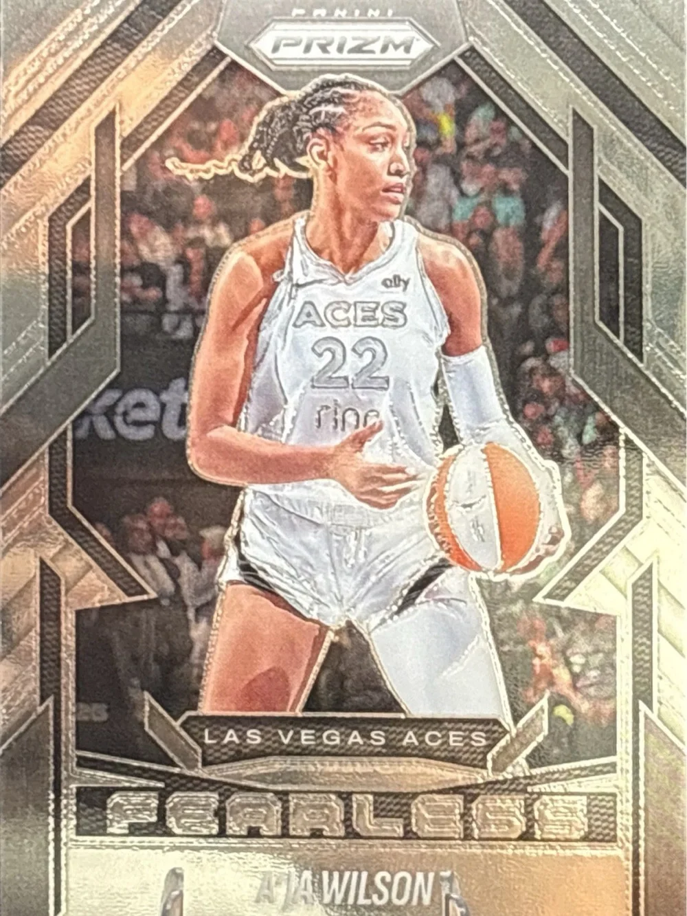 Panini Prizm Las Vegas Aces A’Ja Wilson Basketball Trading Card